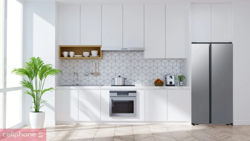 Tủ lạnh Samsung Inverter side by side RS57DG400EM9SV