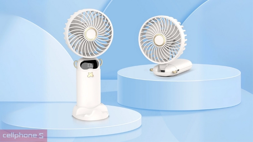 Quạt cầm tay đa năng (gấp gọn, sấy tóc,...)