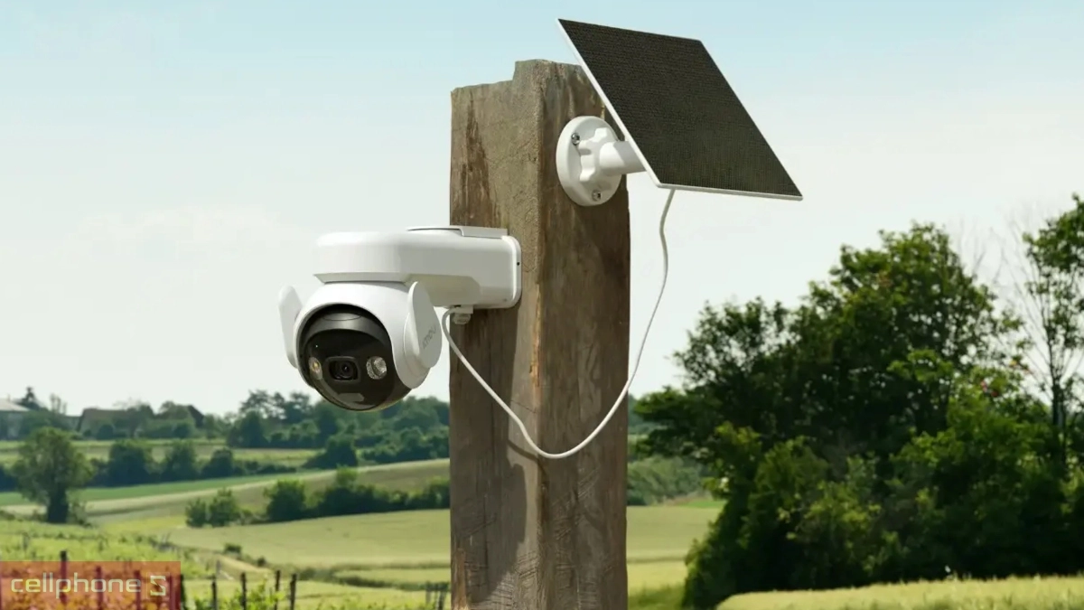 Camera 4G sử dụng năng lượng mặt trời