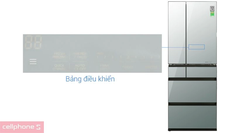 Tủ lạnh 6 cánh có bao nhiêu dung tích?