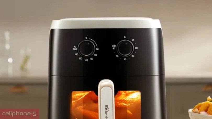 Nồi chiên không dầu Bear 5l QZG-F15E2 mẫu mới 5l