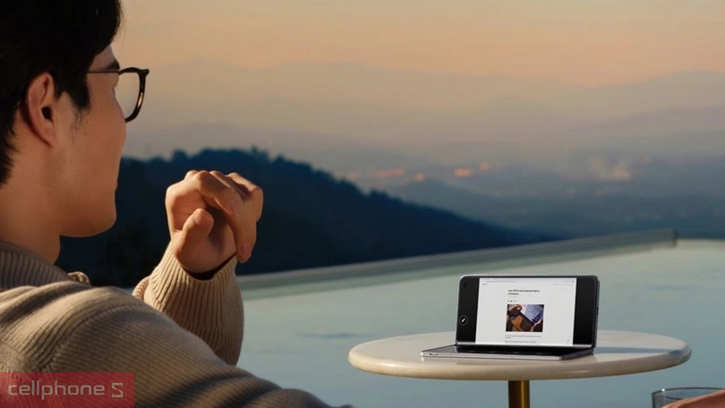 Điện thoại OPPO Find N5 gập siêu mỏng