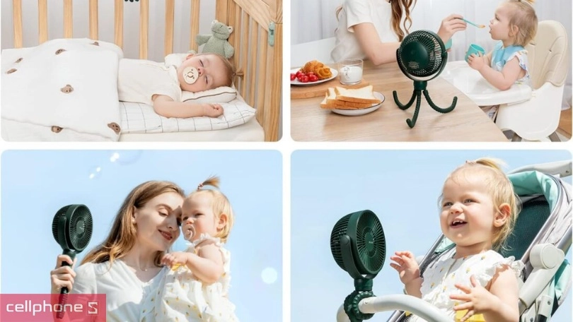  Đảm bảo an toàn khi đặt gần bé