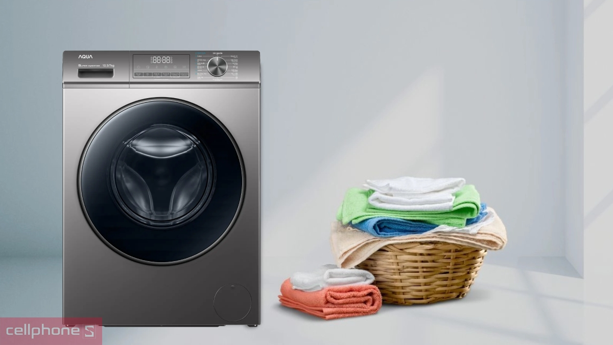 Máy giặt sấy AQUA giặt 10kg - sấy 7kg 2024