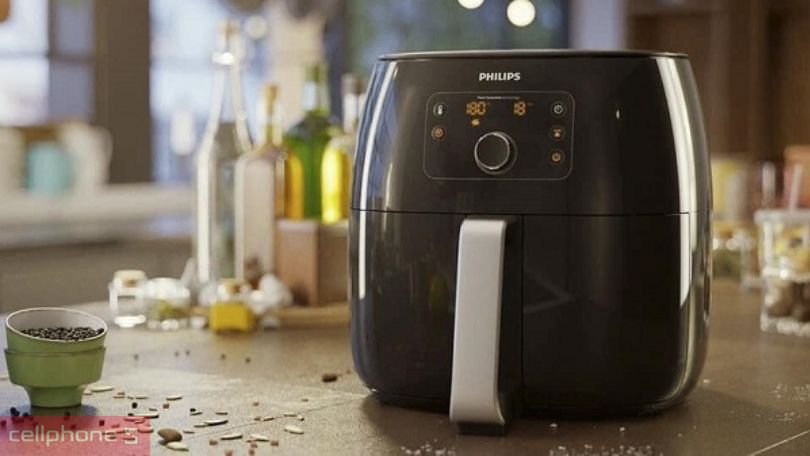 Nồi chiên không dầu Philips HD9654 10l