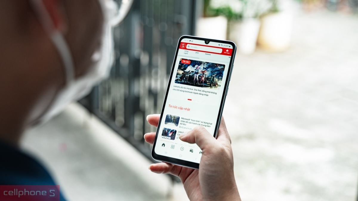 Trải nghiệm điện thoại Samsung 60Hz