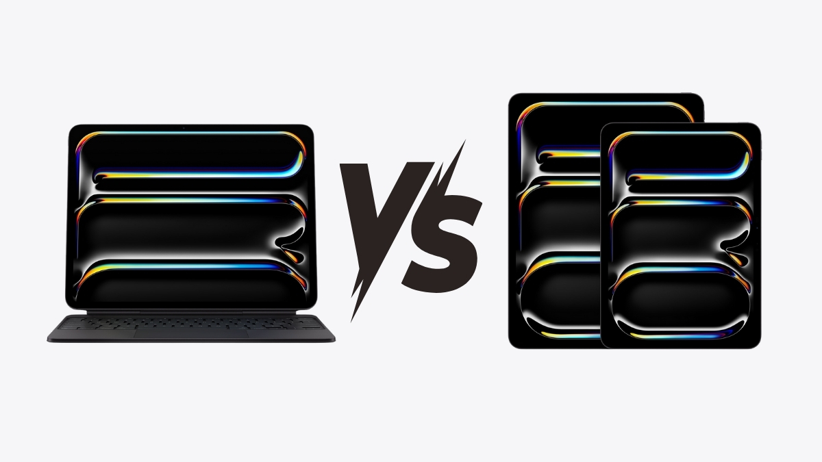 So sánh iPad Pro chip M5 với iPad Pro M4 theo inch