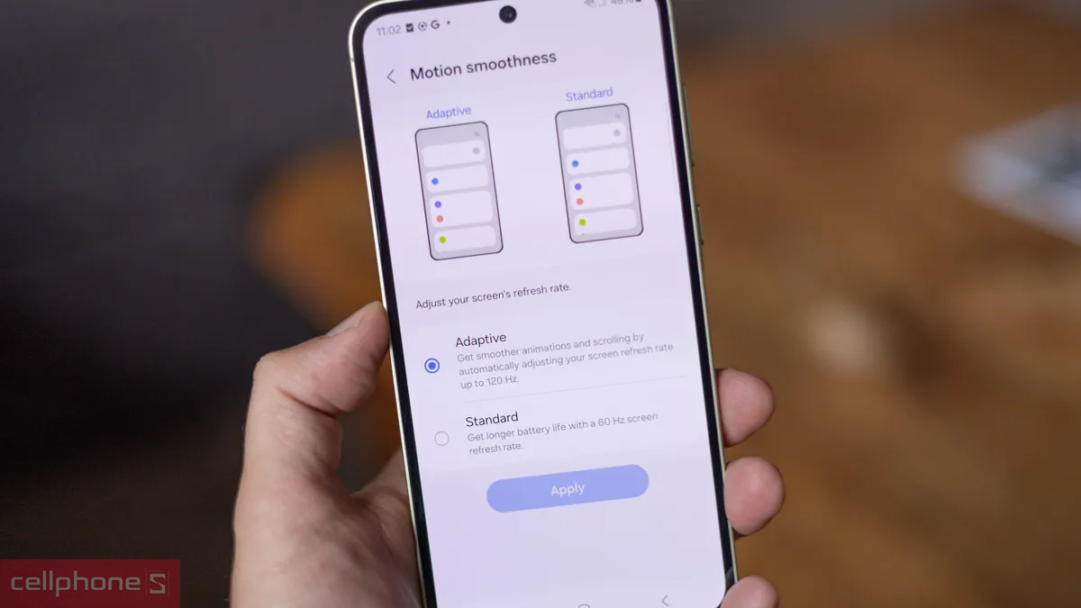 Adaptive Refresh Rate - Tự động điều chỉnh tần số quét
