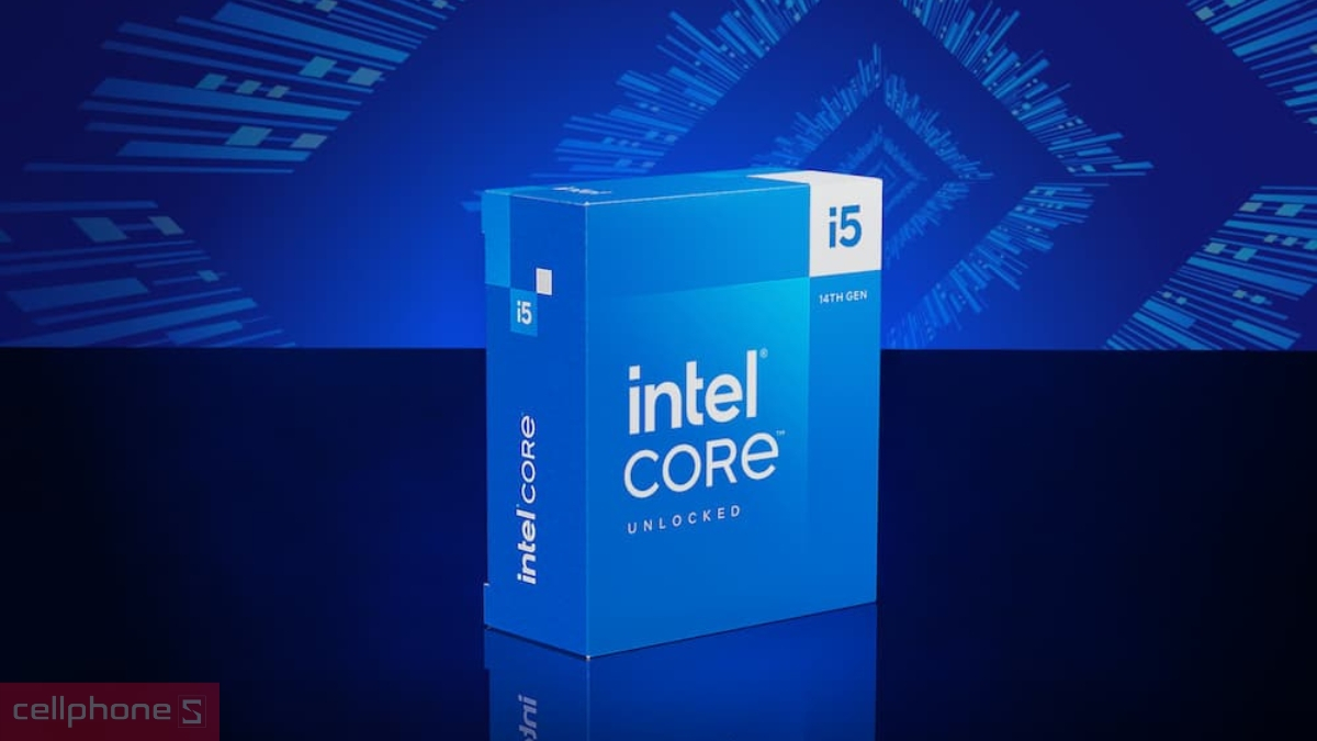 Chip Intel Core i5 mạnh mẽ, đa nhiệm, mượt mà