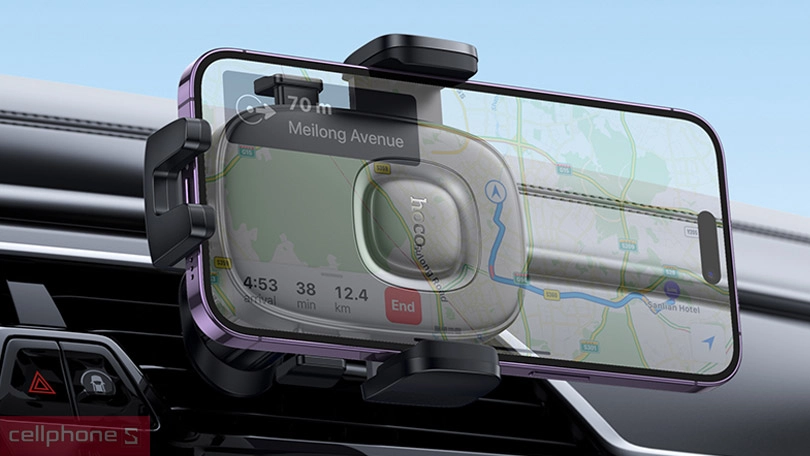 Giá đỡ điện thoại ô tô Hoco