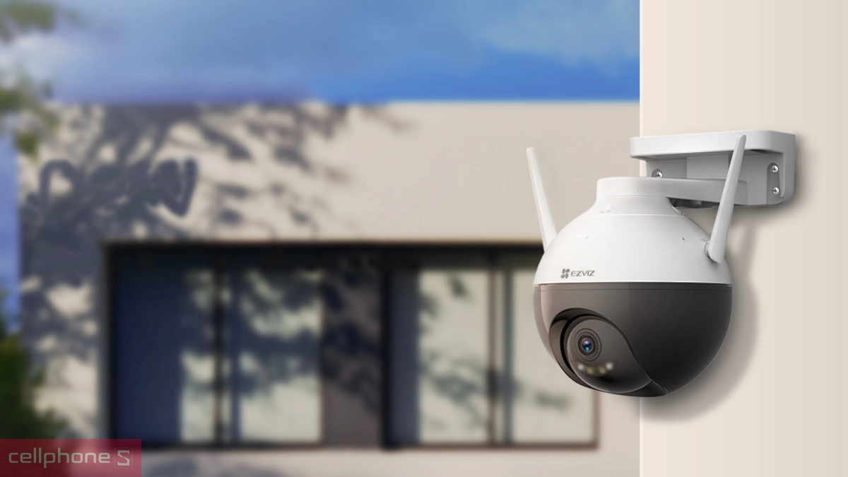 camera Ezviz ngoài trời hạn chế điểm mù