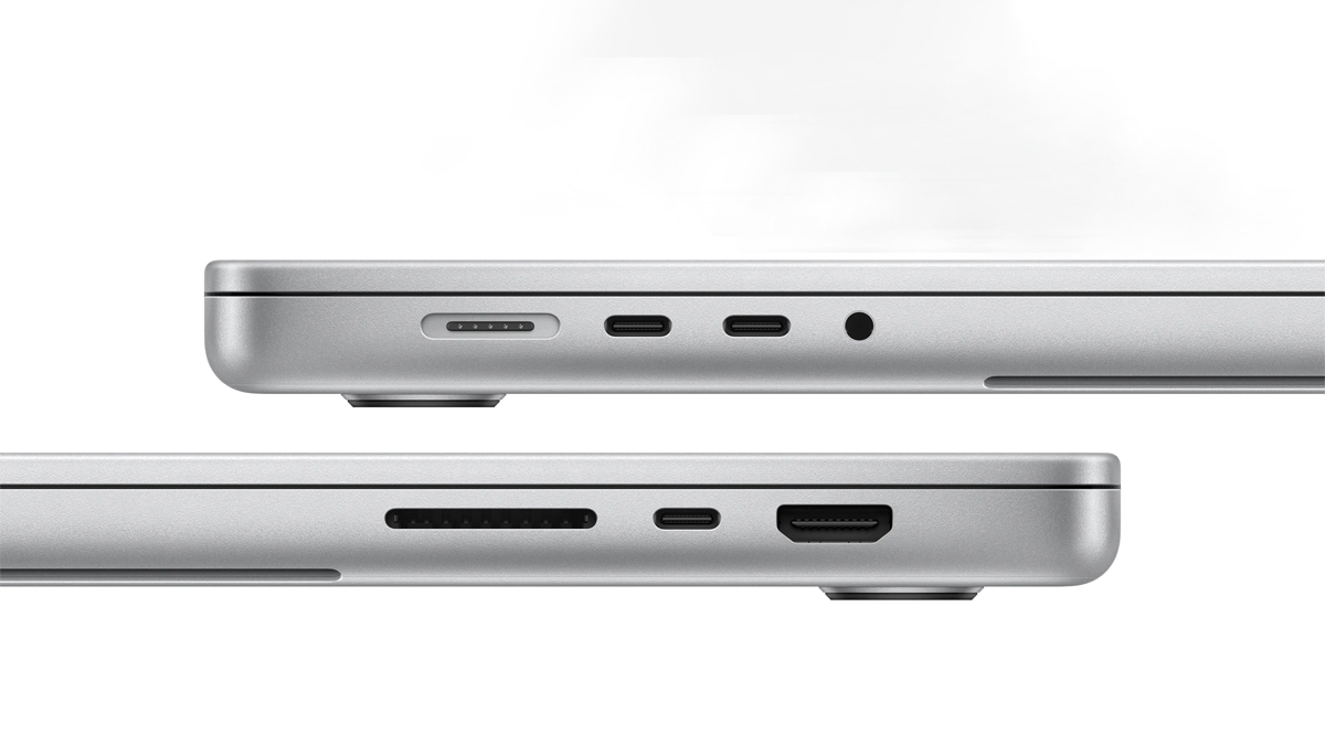 MacBook Pro M4 16 inch được trang bị ba cổng Thunderbolt 5