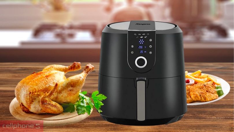 Giá nồi chiên không dầu Sunhouse 6l rẻ, bảo hành tốt