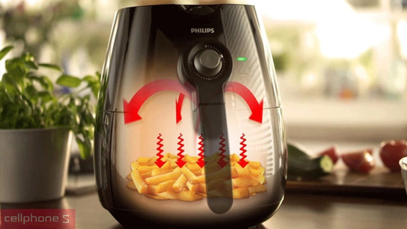 Nồi chiên không dầu Philips 5l HD9220/20