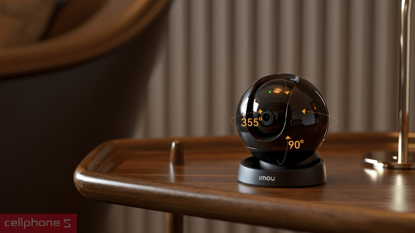 Đèn hồng ngoại quay được cả ban đêm