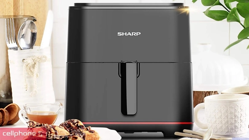 Nồi chiên không dầu 7 lít SHARP KF-AF70EV-BK