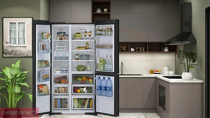 Tủ lạnh 3 cánh hitachi