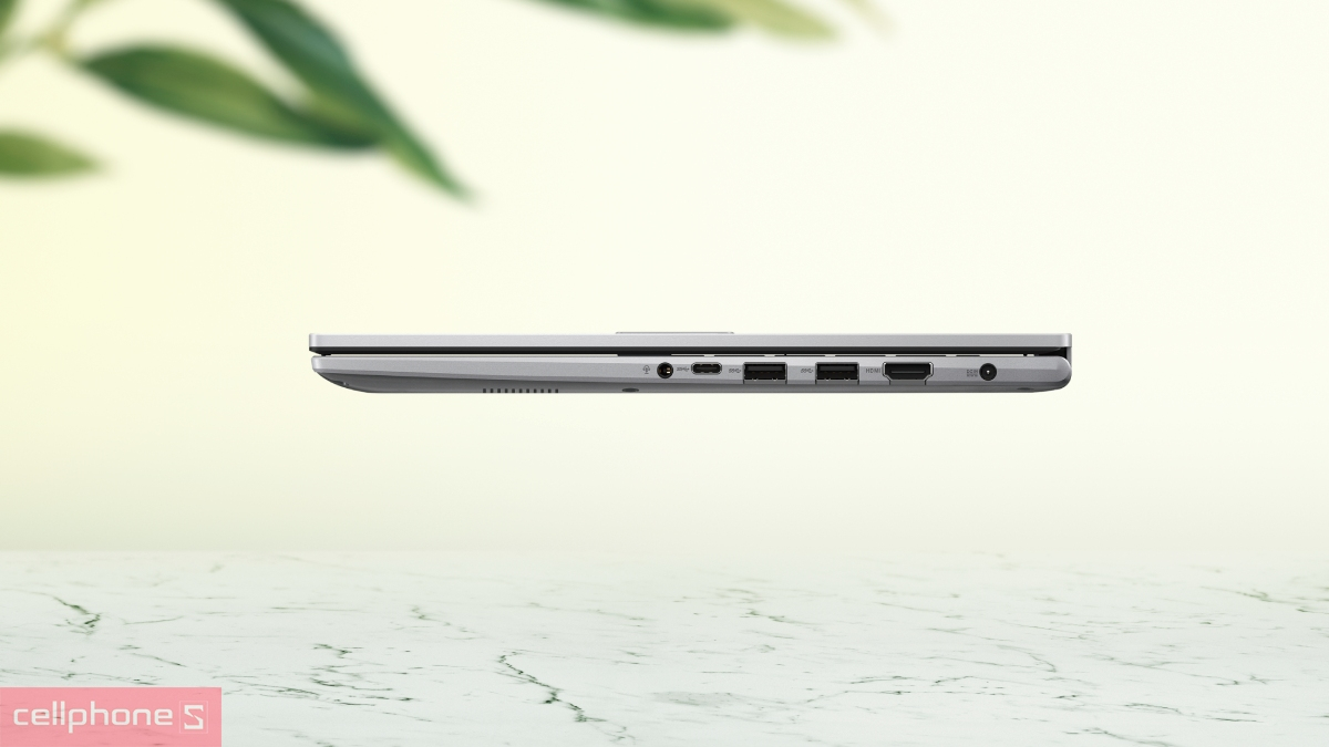 ASUS Vivobook i3 được trang bị các cổng kết nối phổ biến