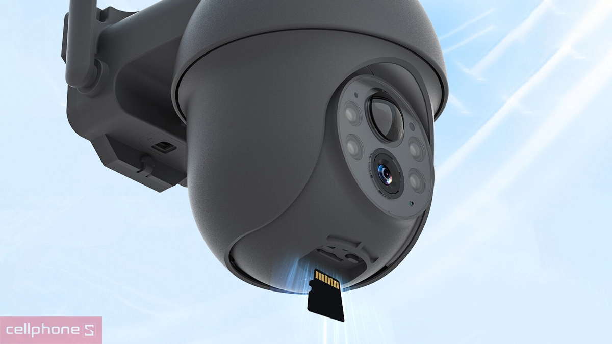 Camera năng lượng mặt trời đa dạng chế độ lưu trữ