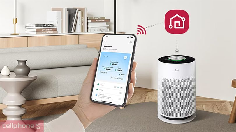 Ưu điểm nổi bật máy lọc không khí LG Puricare