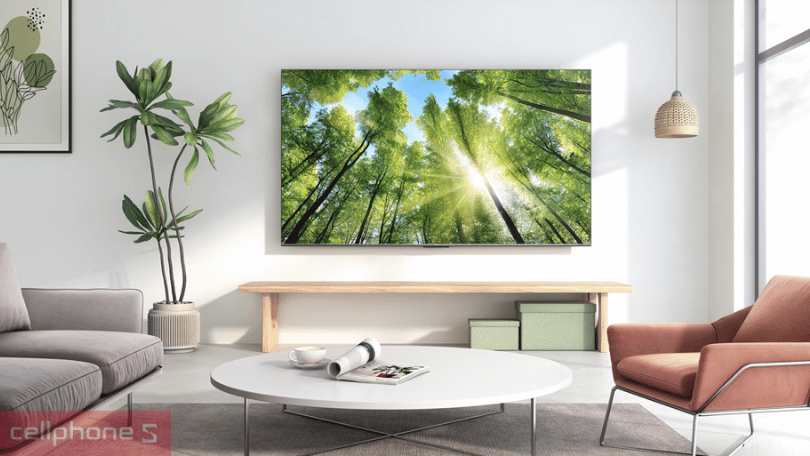 Google Tivi TCL 4K 55 inch 55P737 - thiết kế tràn viền cao cấp cùng công nghệ hiện đại