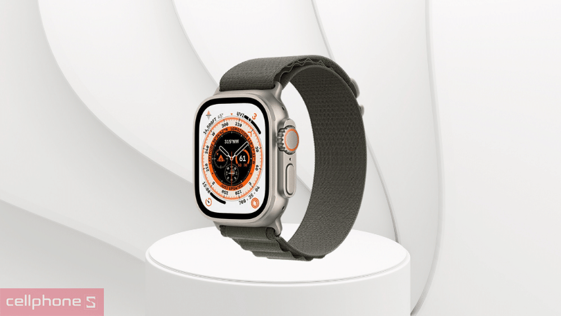 Apple Watch Ultra 49mm 4G viền Titan dây vải lớn 