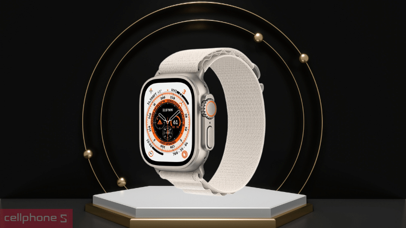 Apple Watch Ultra 49mm 4G viền Titan dây vải lớn 