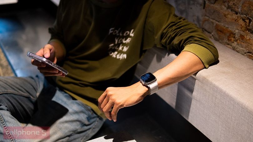 Apple Watch Ultra 49MM (4G) - Viền Titan Dây Vải Cỡ Nhỏ