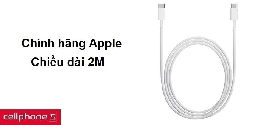Chính hãng Apple, chiều dài 2M