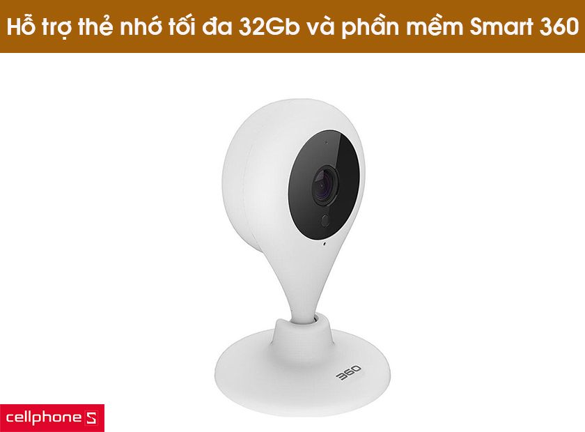 Hỗ trợ thẻ nhớ tối đa 32 Gb và phần mềm Smart 360