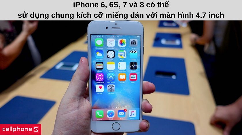 iPhone 6, iPhone 6S, iPhone 7, iPhone 8