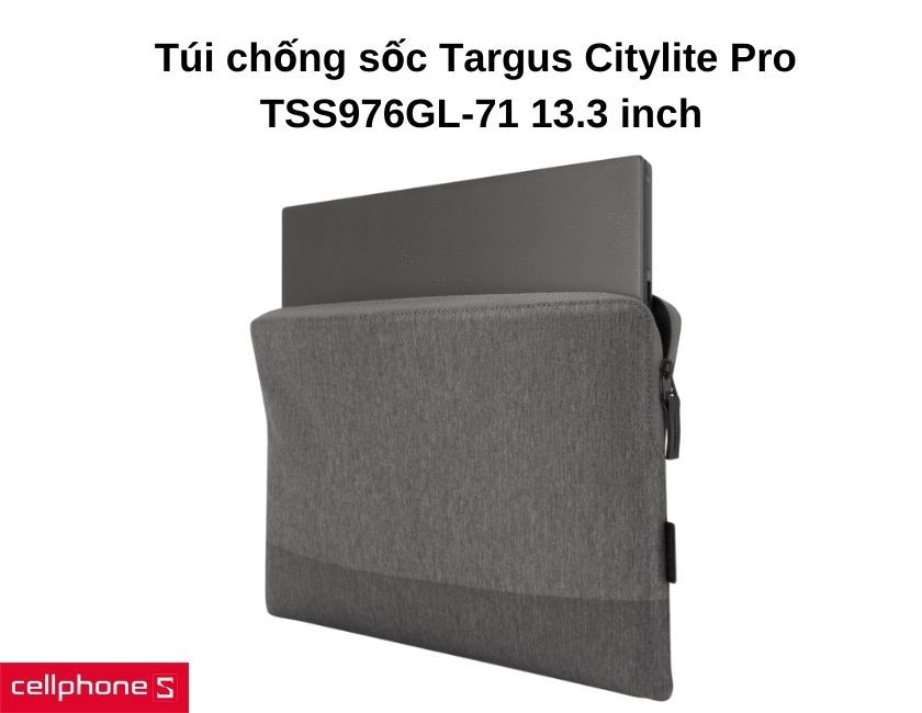 Thương hiệu Targus với chất liệu chống sốc tối ưu 300D Polyester