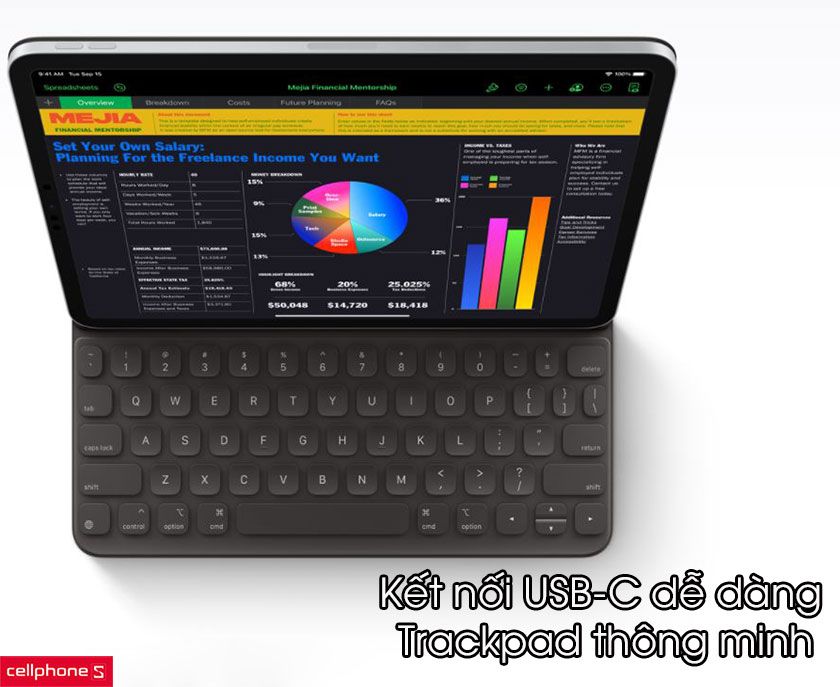 Bàn phím Magic Keyboard + Trackpad iPad Pro 12.9 2021