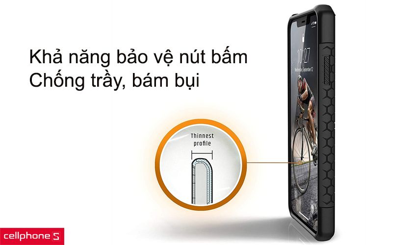 Khả năng bảo vệ nút bấm, chống trầy, bám bụi