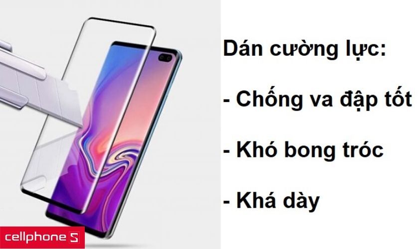 Dán cường lực S20, S20 Plus chống va đập