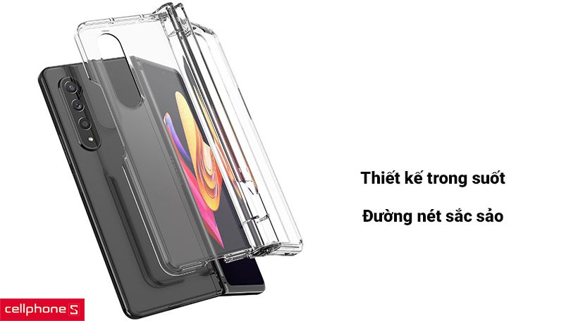 Ốp lưng Samsung Galaxy Z Fold 4 Araree Nukin P