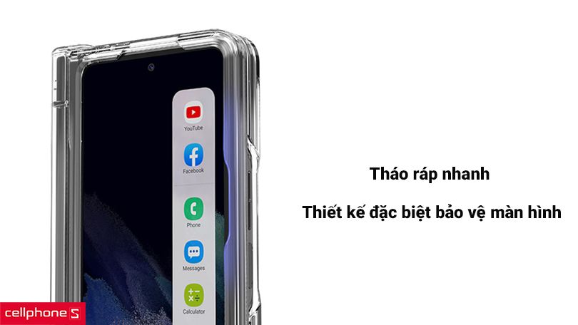 Ốp lưng Samsung Galaxy Z Fold 4 Araree Nukin P