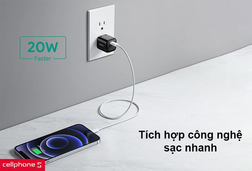 Sạc nhanh PD 20W AUKEY PA-B1 Pro 1 cổng ...