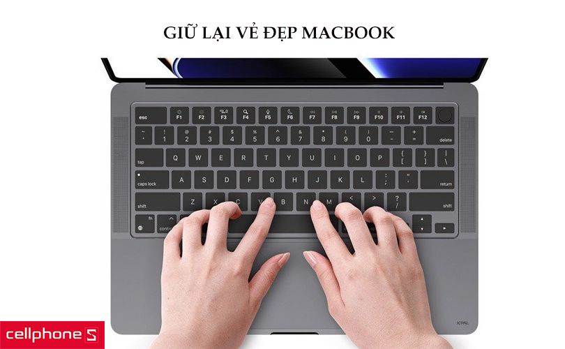 Bộ dán full JCPAL 5 in 1 cho Macbook Pro 16 inch 2021