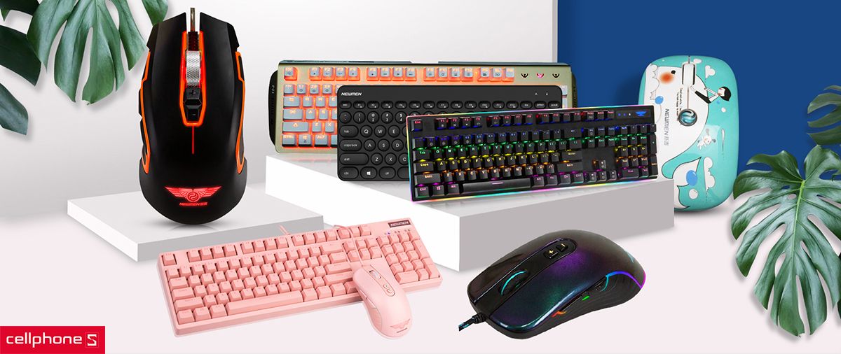 Phụ kiện máy tính – chuột, bàn phím, ổ cứng, thẻ nhớ