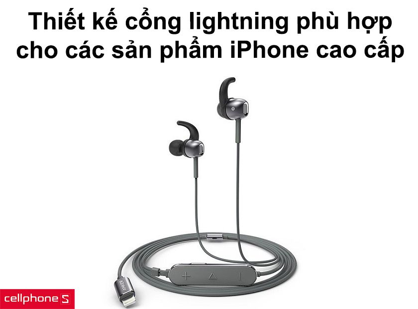 Thiết kế cổng lightning phù hợp cho các sản phẩm iPhone cao cấp