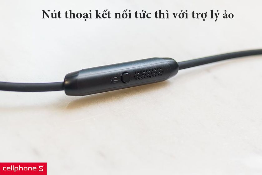 Jabra Elite 45e còn được tích hợp nút thoại sẽ giúp bạn kết nối tức thì với trợ lý ảo Siri hoặc trợ lý Google
