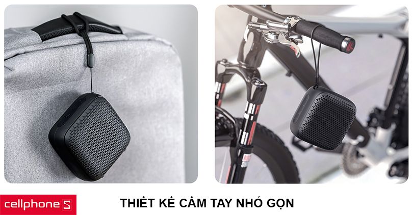 Thiết kế cầm tay nhỏ gọn, chống nước IPX5