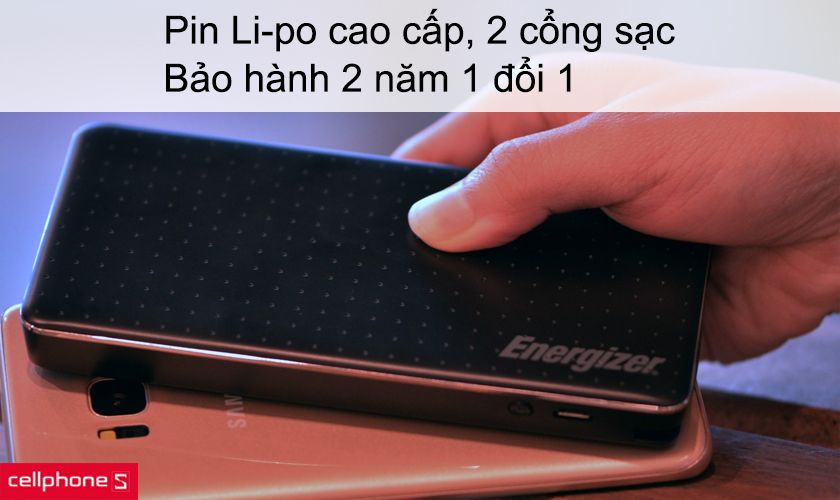 Pin Li-po cao cấp, 2 cổng sạc, bảo hành 2 năm 1 đổi 1