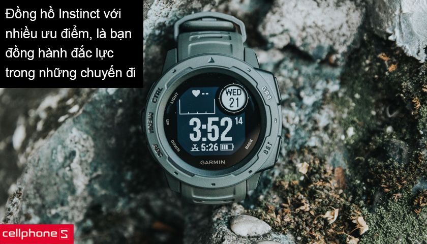 Điểm nổi bật của dòng đồng hồ Garmin Instinct