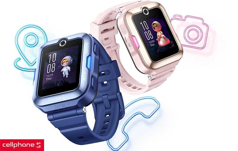 Thiết kế đồng hồ thông minh Huawei Watch Kids 4 Pro