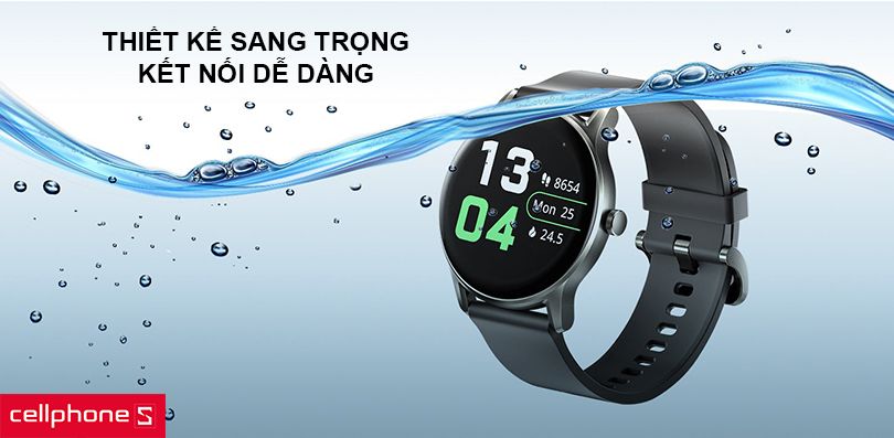 Thiết kế sang trọng với mặt đồng hồ tùy chỉnh cùng khả năng điều khiển dễ dàng