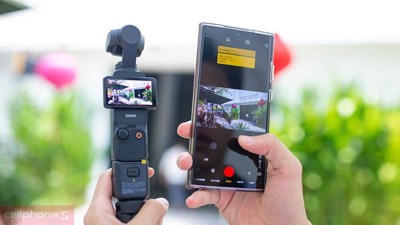 Pocket 3 basic - Truyền tải video lên điện thoại