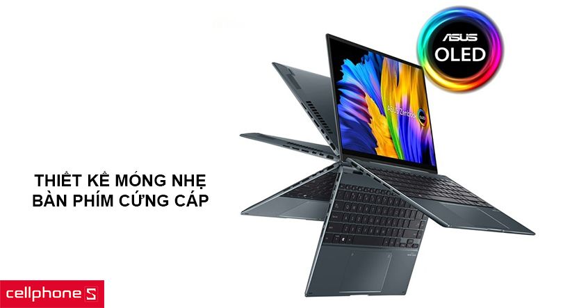 Laptop Asus Zenbook UP5401ZA-KN005W – Thiết kế mỏng nhẹ, hiệu năng mạnh mẽ