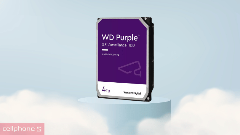 Ổ cứng HDD WD Purple 4TB 3.5 inch SATA WD62PURZ 
